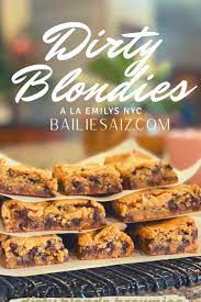 Emilys Nyc Blondie Brownies Blondie Brownies Blonde Brownies Blondies