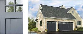 New two car garage with glass doors. Farmhouse Style Garage Doors Rustic Vintage Clopay