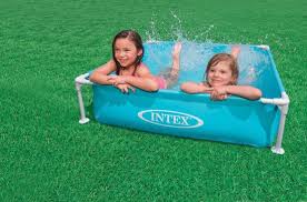 bol com intex mini frame zwembad 122x122 cm opzetzwembad