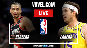 Portland Trail Blazers vs Los Angeles Lakers LIVE Score Updates in NBA Game