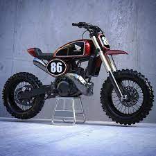 might need a tail and a couple of additional number boards agree think i ll stick with the blue though hondacr250 cr cafe racer bikes honda moto bike