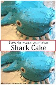 Tip off the end of the bag. How To Make A Shark Cake There S Just One Mommy