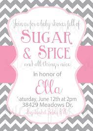Sugar And Spice Baby Shower Invitation Baby Shower Invitations Baby Shower Free Baby Shower Invitations