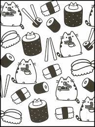 Pusheen 44 Dibujos Faciles Para Dibujar Para Ninos Colorear Gatito Para Colorear Paginas Para Colorear Para Ninos Dibujos Kawaii De Animales