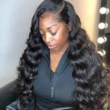 Jesvia Hair Brazilian Hair Loose Deep Wave 3 Bundles With 1 Lace Closure Lbw44 Deep Wave Hairstyles Hair Waves Box Braids Hairstyles