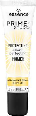 Die highlighter und primer von dm sorgen für glanzvolle. Essence Cosmetics Grundierung Prime Studio Protecting Skin Perfecting Primer 30 Ml Dauerhaft Gunstig Online Kaufen Dm De