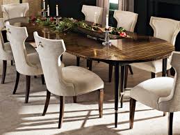 Giantex dining table, wood rectangular table, modern counter height dining table 63 x 31.5 x 30, home furniture kitchen table, black dining room table for 6 people. Caracole Classic Saddle Black Neutral Metallic 48 144 Wide Round Dining Table With Extension Caccla419206