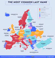Coleman, robert nunziata and robert kominski (2008). The Most Common Last Name In Every Country Netcredit Blog