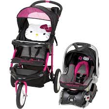 Baby Trend Hello Kitty Jogger Travel System Walmart Com Baby Strollers Travel System Baby Car Seats Hello Kitty Baby