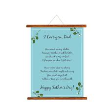 If a daughter is looking for fathers day greetings from. Theyayacafe Fathers Day Greeting Cards Happy Fathers Day I Love Dad Message Scroll Card For Dad Wall Hanging Decor Dad Birthday Gifts 18x24 Inches Amazon In Toys Games