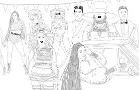 These Awesome Illustrations Of Beyonce S Lemonade Will Make Anyone Want To Color Coloring Books Coloring Pages Illustration