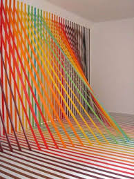 Rainbow Tape Art Paper Art Installation Tape Art Installation Art