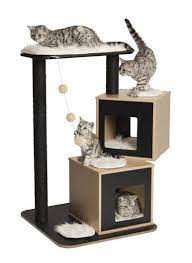 Vesper By Hagen 41 Vesper Double Cat Tree Vesper Cat Furniture Cat Furniture Pet Furniture