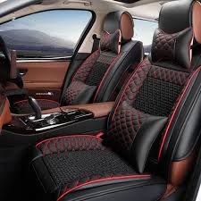 Universal Leather Car Seat Covers For Kia Soul Cerato Sportage Optima Rio Sorento K2k3k4k5 Sorento Ceed Car Accessories Styling Affi Capa Banco Carro I30 Luxo