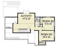 3 bedrooms, 2 bathrooms, 3 car garage, with walkout basement foundation. 3 Bedroom Craftsman House Plan With Den And Walkout Basement 280019jwd Architectural Designs House Plans