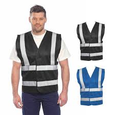 Royal blue safety vest with 3m reflective. Goyoma Hi Viz Goyoma Mesh Blue Safety Vest Waistcoat Zip Up High Visibility Safety Vest Reflective Vis Xs 5xl Walmart Com Walmart Com