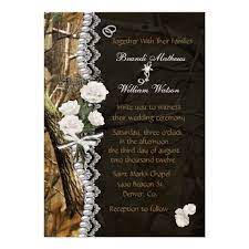 White Roses Camo Invitation Zazzle Com Camo Wedding Invitations Oak Wedding Invitations Camo Wedding Decorations