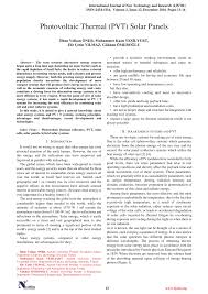 Pros and cons of sunpower solar panels. Pdf Photovoltaic Thermal Pvt Solar Panels