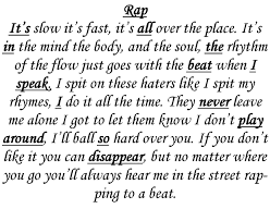 The new blog rap poems takes rap lyrics and places them on an inspirational background. Say That Rap Rapping Quotes For Life Quotesgram