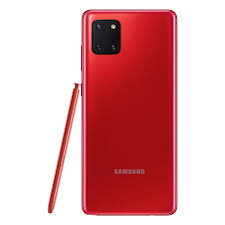 The galaxy note 10 lite has an aluminum frame and a glossy plastic back, which samsung refers to as glasstic. Buy Samsung Galaxy Note10 Lite Sm N770fz 128gb Aura Red Online Lulu Hypermarket Ksa