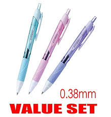 Pieces from japan were marked nippon, the transliteration of the japanese word for japan. Retractable Roller Ball Pens 0 38mm Black Ink 3 Body Colors Sky Blue Light Pink Lavender Made In Japan Buy Online In Barbados At Barbados Desertcart Com Productid 48279349