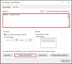 Die beste karte oder keine. Word Visitenkarten Erstellen Office Lernen Com