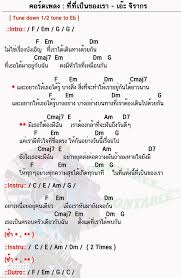 คอร ดเพลง ท ท เป นของเรา เอ ะ จ รากร ท ท เป นของเรา คอร ดก ต าร คอร ด ง ายๆ เพลง เน อเพลง