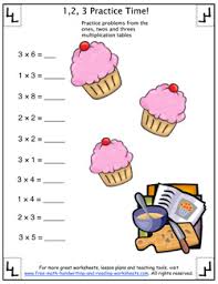 Multiplication Times Table Chart 3 Times Tables