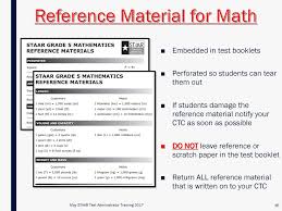 The most common reference math material is paper. May Staar Test Administrator Training Ppt Download