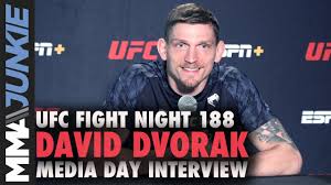 The official ufc fight night start. David Dvorak I Can Make Flyweight Great Ufc Fight Night 188 Youtube