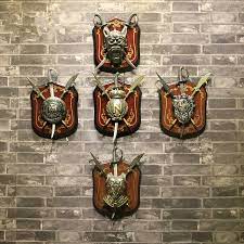 Maybe you would like to learn more about one of these? Medieval Retro Armour Wall Plaque With Sword Wall Decor Decorations Wish