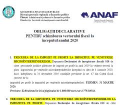 Maybe you would like to learn more about one of these? Schimbarea Vectorului Fiscal La Inceputul Anului 2020 Trecerea De La Impozit Pe Profit La Impozitul Pe Veniturile Microintreprinderilor È™i Invers Cabinetexpert Ro Blog Contabilitate