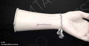 28 adorable fearless wrist tattoos; Fearless Tattoo On The Wrist