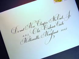 Calligraphy Wedding Envelope Addressing Kalligraphie Umschlag Hochzeit Briefumschlage Und Lettering
