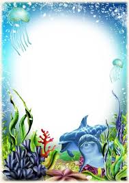 Image Result For Under The Sea Border Frame Under The Sea Background Underwater Theme Party Under The Sea