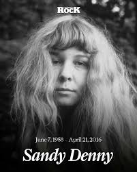 Remembering the great Sandy Denny, who died this day in 1978. 📸 Estate Of  Keith Morris/Redferns