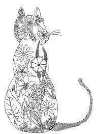 Dibujos Para Colorear Para Adultos Todos Los Temas Posibles Imprimir Gratis Coloriage Chat Coloriage Chat A Colorier