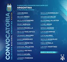 This is the overview which provides the most important informations on the competition copa américa 2021 in the season 2021. Los Convocados De Scaloni Para Las Eliminatorias As Argentina