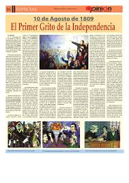 Aug 10, 2019 · pero volvamos a lo que ocurrió después del 10 de agosto de 1809. Diario Opinion Edicion Impresa By Diario Opinion Issuu