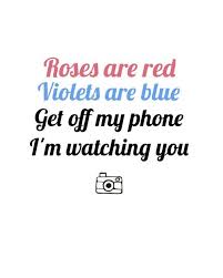 Pin By Gillian200616 On Wallpapers Roses Are Red Violets Are Blue Background For Photography Get Off Me