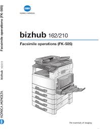 Just download the konica minolta bizhub 160 printer driver 1.02 driver and start the installation (keeping in mind that the others device must be at therefore, if you notice that a new version of the konica minolta bizhub 160 printer driver 1.02 driver is available, you should install it immediately. Konica Minolta Bizhub 162 Facsimile Manual Pdf Download Manualslib