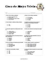 Whether you have a science buff or a harry potter fa. Fobi Uygun Devir Cinco De Mayo Trivia Printable Findajobinnigeria Com