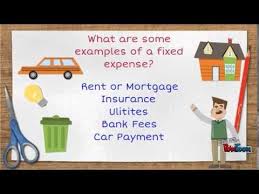 Differences Between Fixed And Variable Expenses 4th Grade Math Fun Math Financial Literacy