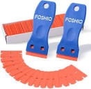 Amazon.com: FOSHIO Plastic Razor Blade Scraper Include 2PCS ...