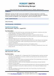 Find sales and marketing cv format to make professional sales and marketing resume. Field Marketing Manager Resume Samples Qwikresume