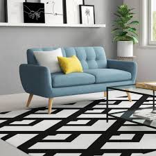 Ideal for small spaces, a futon converts from. Blue Sofas Couches You Ll Love In 2021 Wayfair