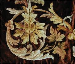 French Antique Embroidery Gold Work Embroidery Brazilian Embroidery Needlework Embroidery