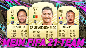 Fans of lionel messi reacted angrily on social media after kylian mbappe described cristiano ronaldo as his idol after france's uefa. Fifa 21 Mein Starterteam Cr7 Neymar Mbappe Youtube