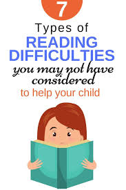 7 Causes Types Of Reading Difficulties Common Reading Problems And Solutions Reading Difficulties Types Of Reading Reading Disabilities