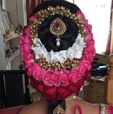 Beautiful Tamil Bridal Flower Hair Do Wedding Bun Hairstyles Indian Bridal Hairstyles Bridal Hair Flowers
